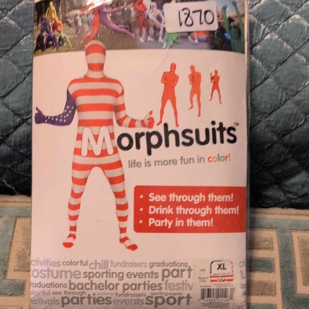 Morphsuits Red and Blue Costume for Men